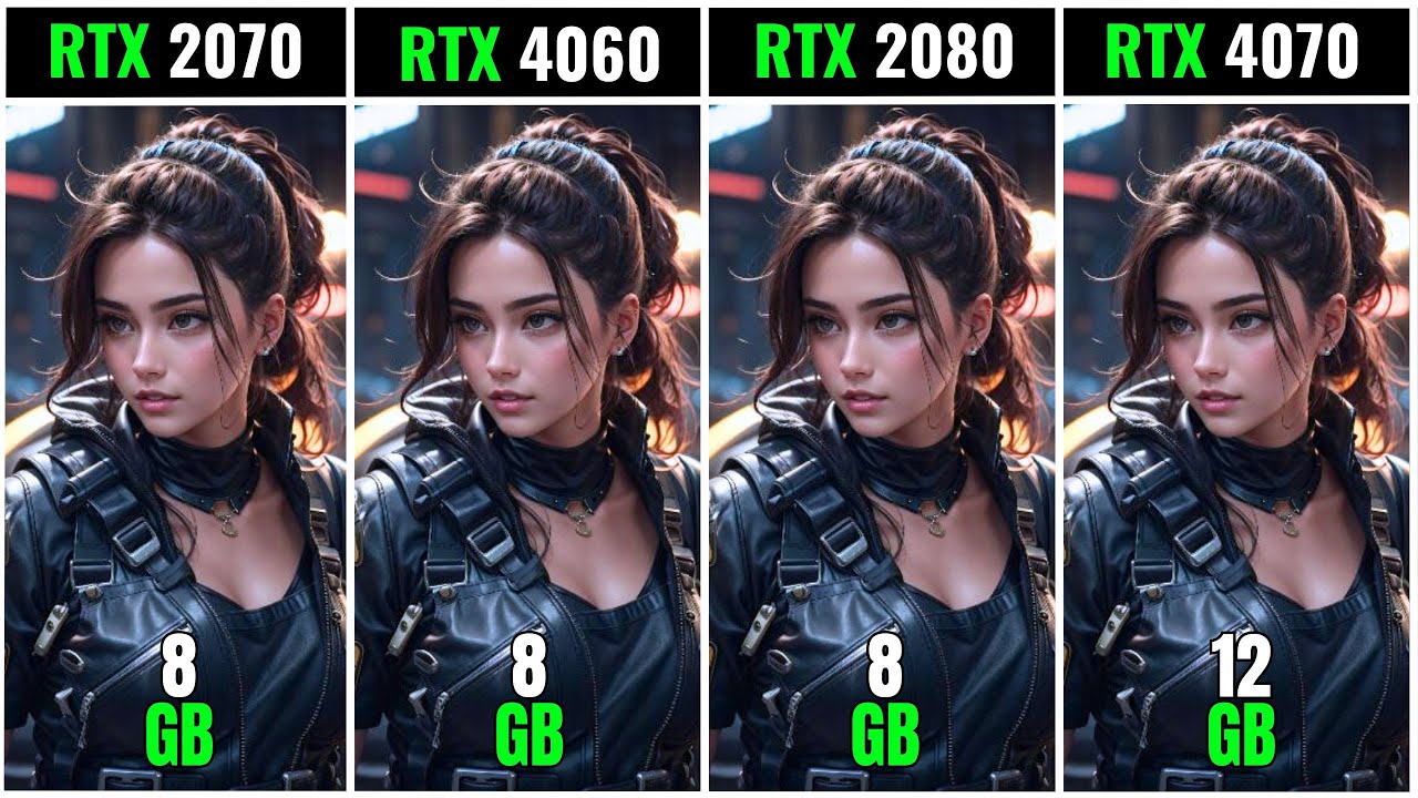 Rtx 2070 Vs Rtx 4060 Vs Rtx 2080 Vs Rtx 4070 - Test in 20 Games ( 1080p - 2k - 4k )