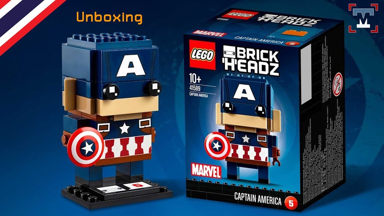Captain America's Lego BRICK'H'EADZ No.5 Unboxing by NaiTonMai