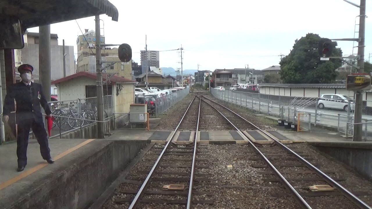 (前面展望20190215)キハ2500形島原鉄道ワンマン急行　島原外港行
