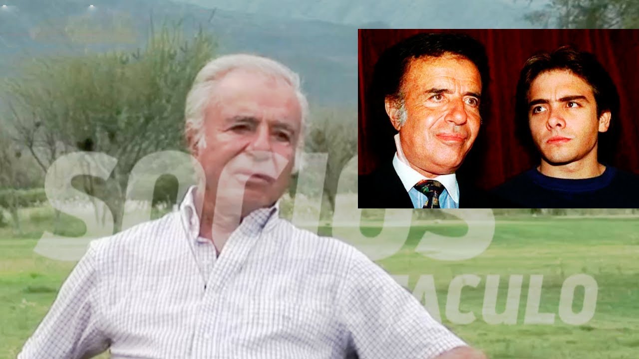 ¡EXCLUSIVO! La palabra de Carlos Menem luego de la muerte de Carlos Jr: 
