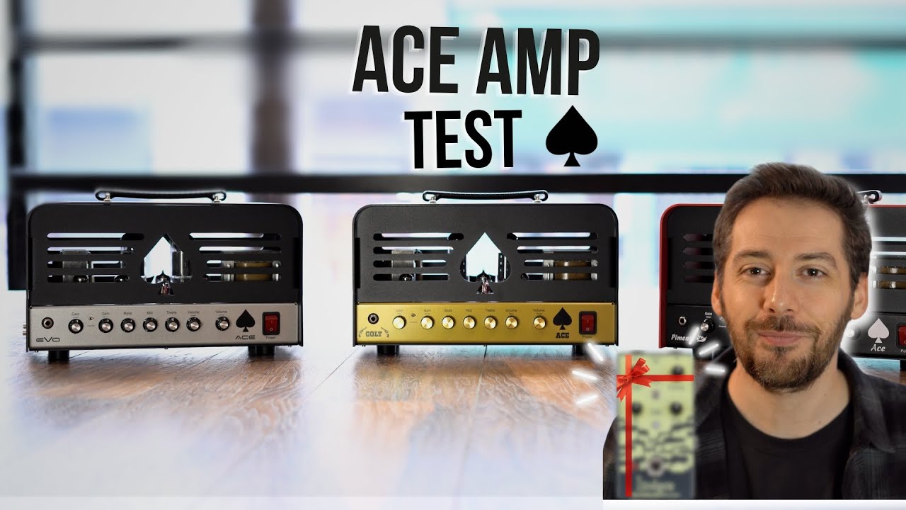 Ace COLT vs Ace EVO vs Ace PIMENTO!! 3 amplis 20 watts survitaminés!
