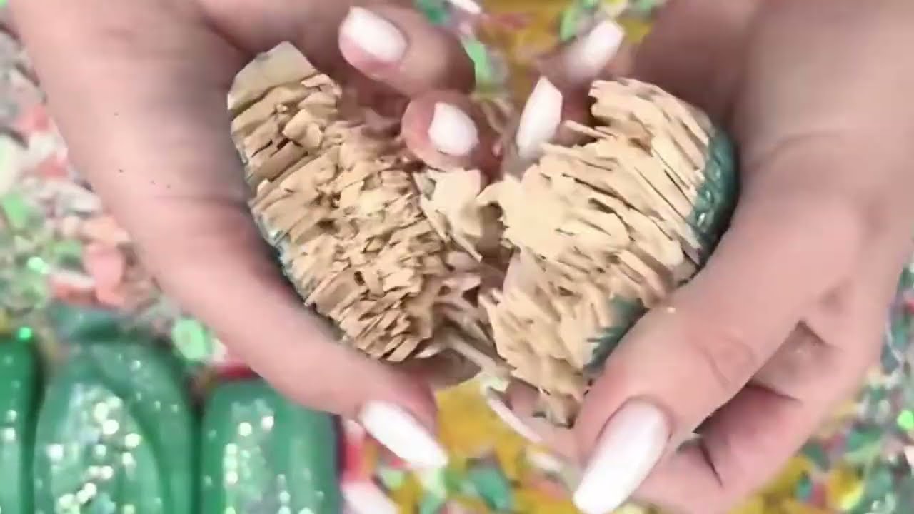 [ASMR] Compilation set+ASMR SOAP+Crushing soap+Cutting soap cubes+FOAM&GLITTER & STARCH