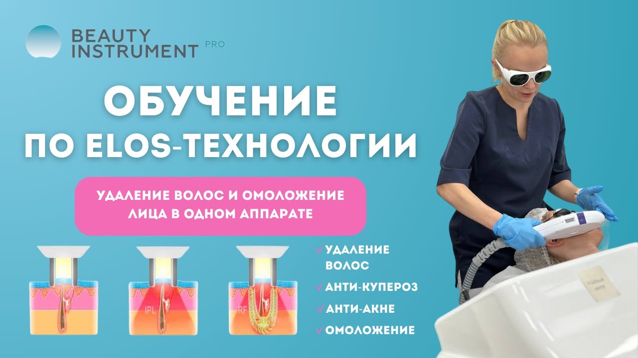Возможности ELOS-технологии: удаление волос и омоложение в одном аппарате (запись вебинара)