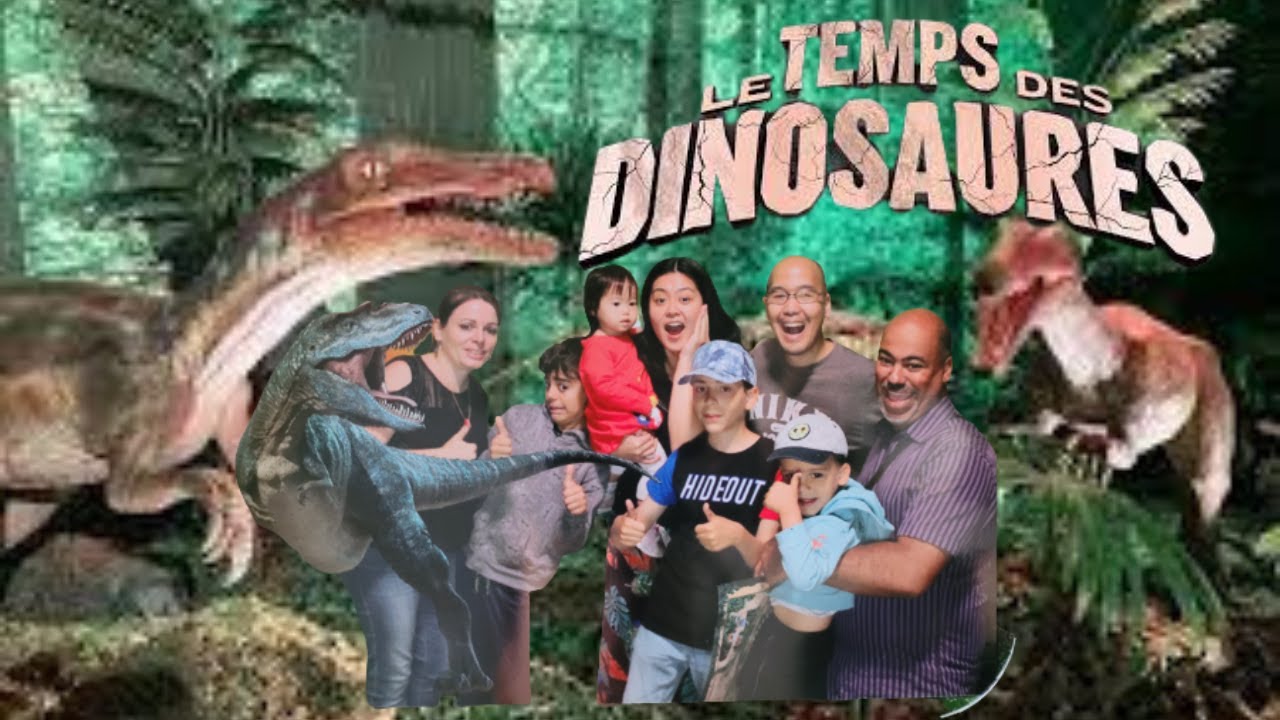 Venez visiter avec nous l'exposition "le temps des dinosaures" 🦕🦖 à Paris Porte de Versailles