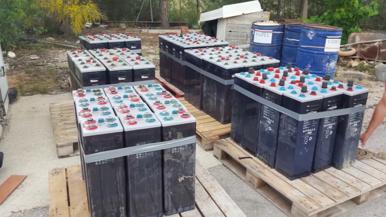 Sustitución BATERÍAS OPzS de 4.000Ah en Instalación de Energía Solar FOTOVOLTAICA AISLADA
