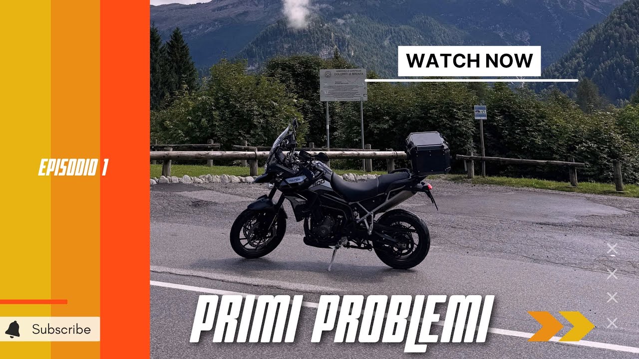 Da Salerno alle Dolomiti in moto 🇮🇹 | Ep.1 Trento, Molveno e Campiglio sotto la pioggia