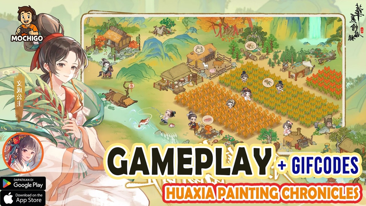 Huaxia Painting Chronicles Gameplay | 🎁Giftcode & How to Redeem Code - Android / IOS