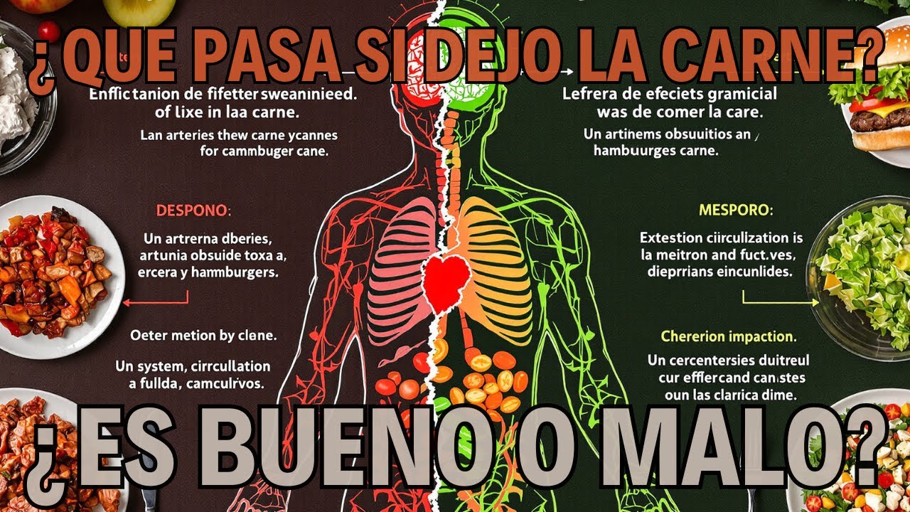 El Cuerpo Humano: ¿Qué Pasa Cuando Dejas de Comer Carne? La Ciencia Habla