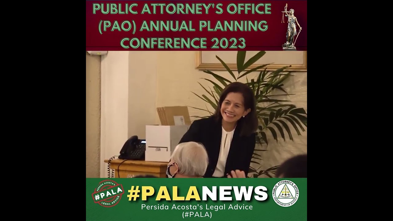 PUBLIC ATTORNEY'S OFFICE (PAO) ANNUAL PLANNING CONFERENCE 2023