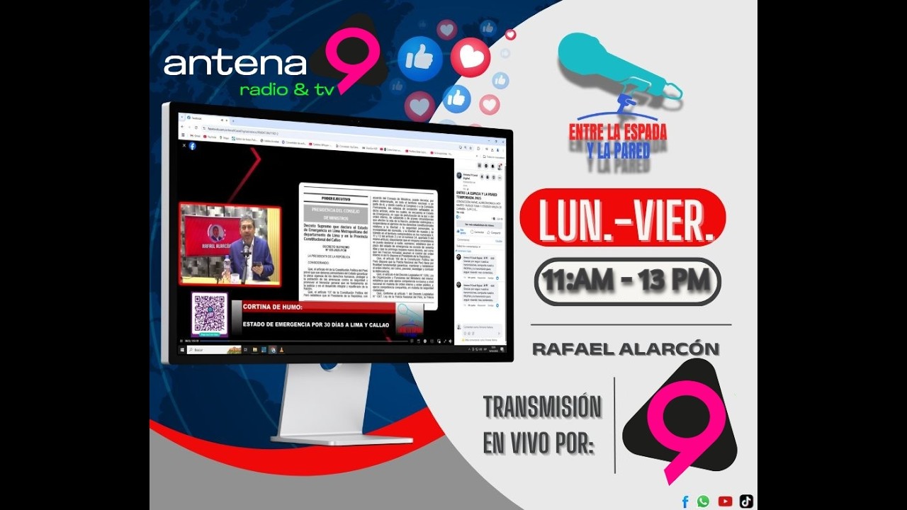 ENTRE LA ESPADA Y LA PARED   CONDUCCIÓN: RAFAEL ALARCÓN DAVILA   27/02/26