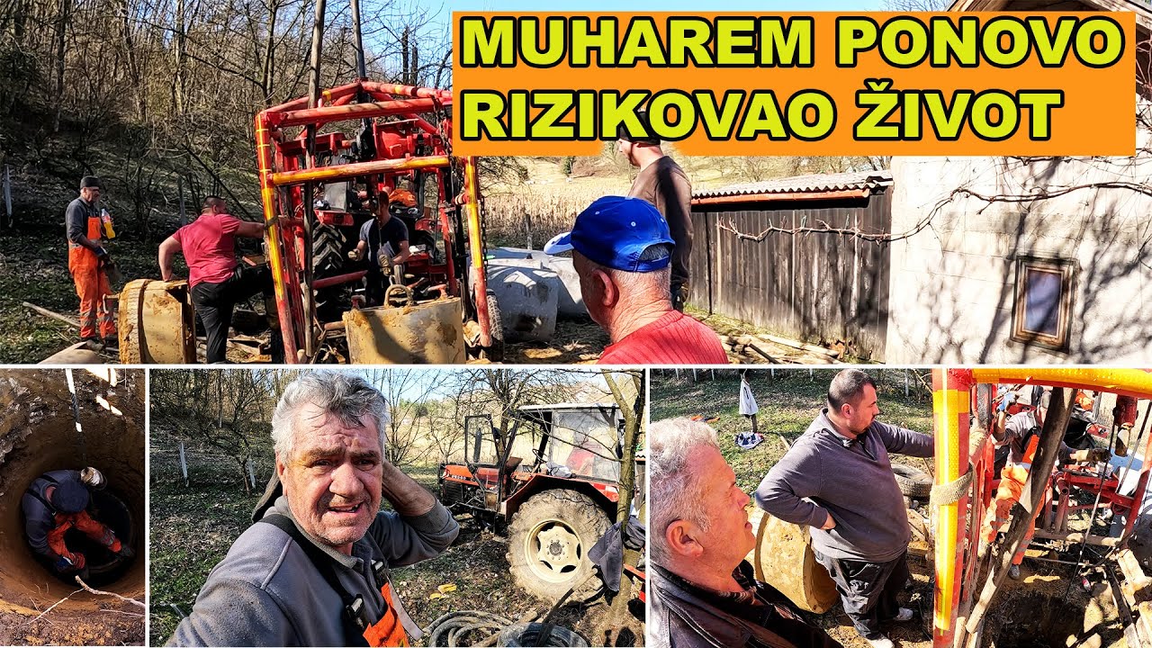 KOPANJE OPASNOG BUNARA U SJEVEROISTOČNOJ BOSNI (BERKOVICA) - radnici su rizikovali svoje živote