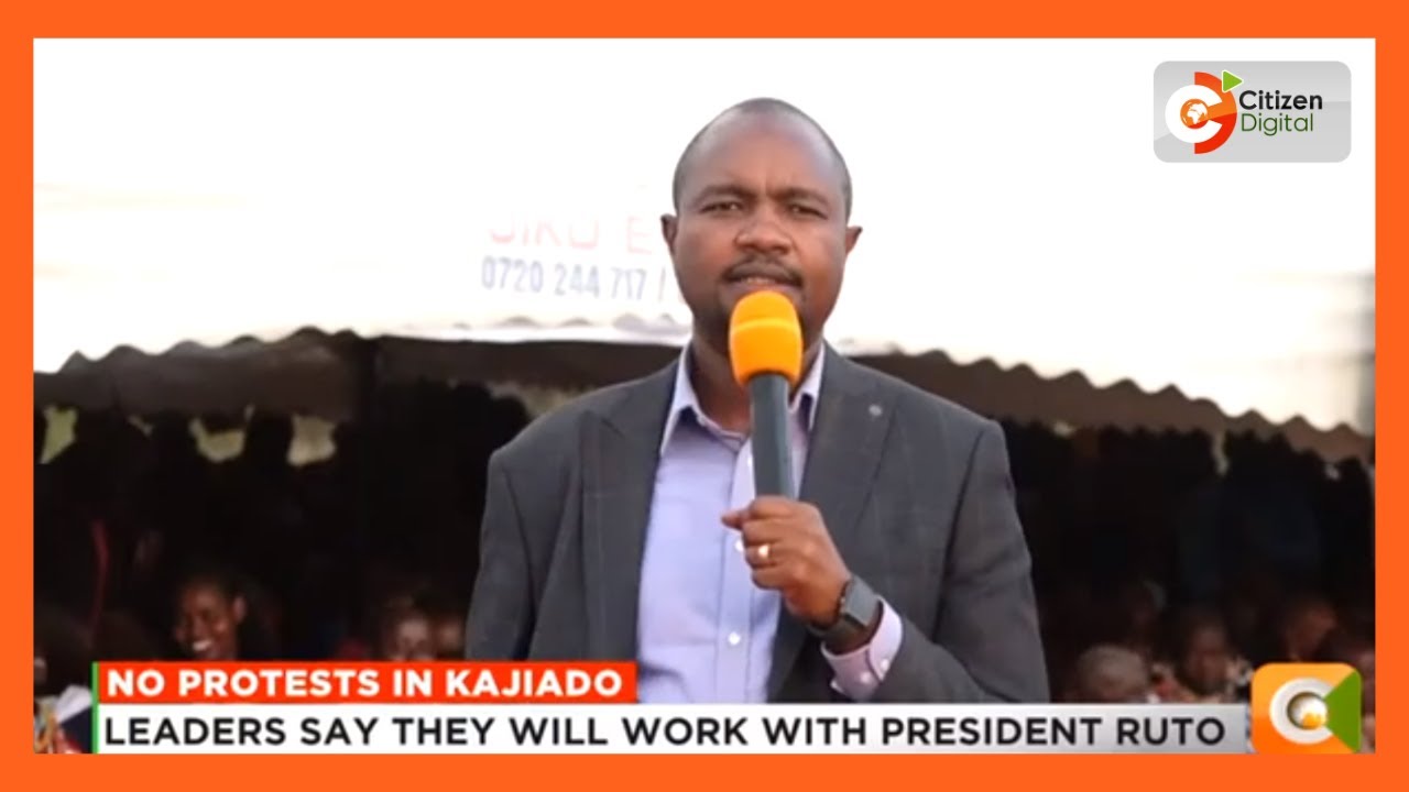 A section of political leaders from Kajiado County denounces anti-government protests