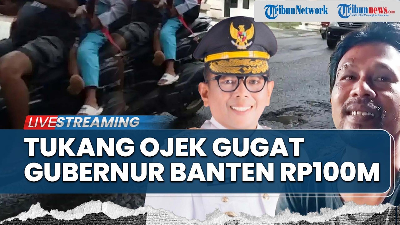 🔴 BREAKING NEWS: Sidang Gugatan Jalan Rusak Rp100 M oleh Tukang Ojek, PN Pandeglang Panggil Gubernur