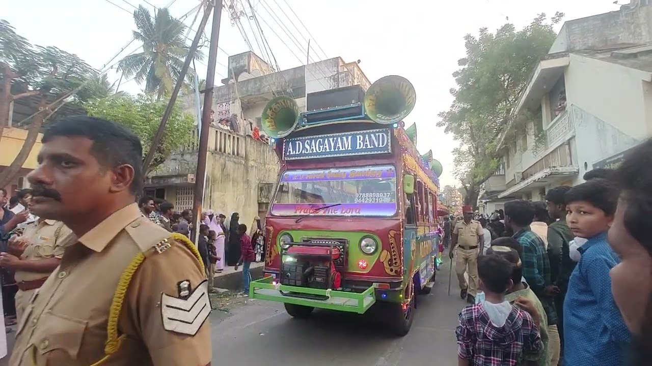 காரைக்கால் கந்தூரி விழா 2024    201 ஆம் ஆண்டு கந்தூரி விழாவின் கொடிஊர்வலம்