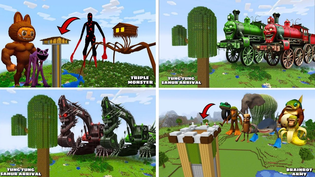 COMPILATION OF BEST SHIN GIANT MONSTERS in Minecraft - Gameplay - Coffin Meme