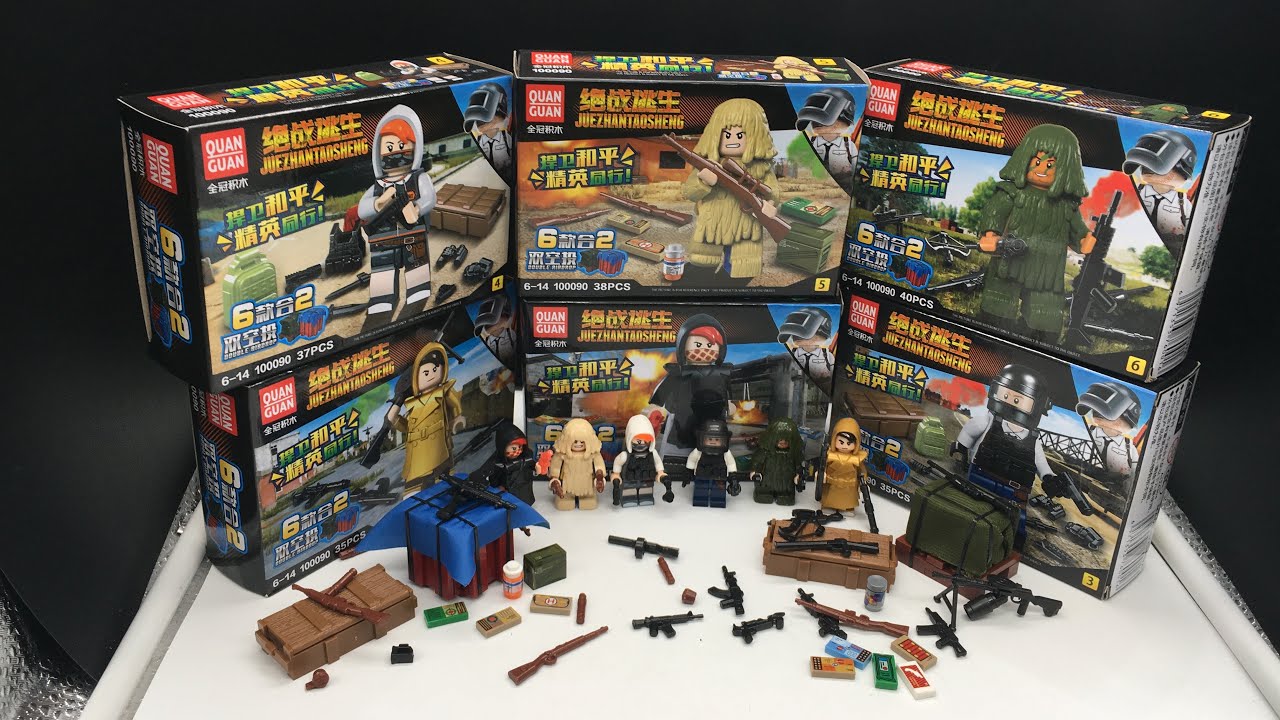 Lego Quanguan 100090 Playerunknow’n Battleground PUBG - Unoffical Lego Speed Build Review