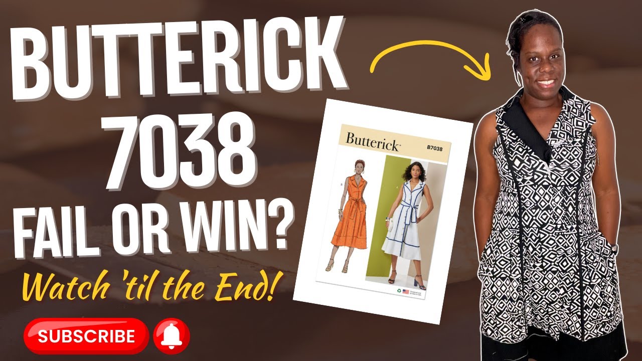Sewing BUTTERICK 7038 .... ooooooppppssss‼️
