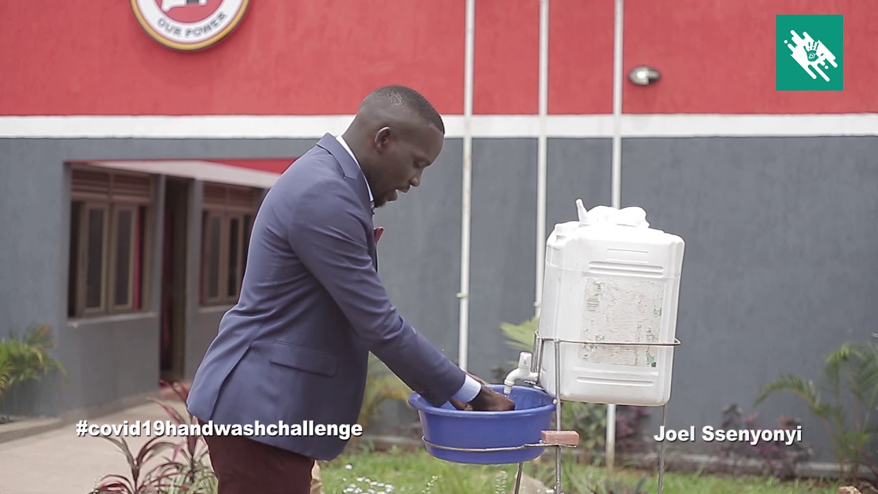 #JoelSsenyonyi Accepts #BobiWine Challenge #covid19HandWashChallenge