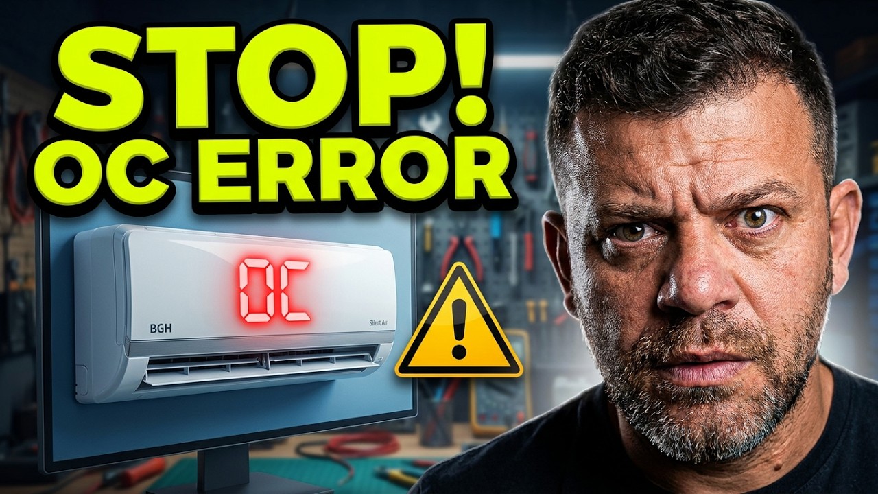 Error OC/EL en AIRE ACONDICIONADO no es FALTA DE GAS. Descubrirlo y su SOLUCIÓN 