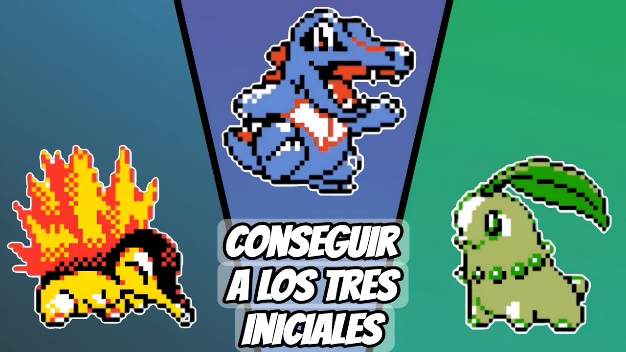 El glitch para conseguir a los tres Pokémon iniciales de Pokémon Cristal