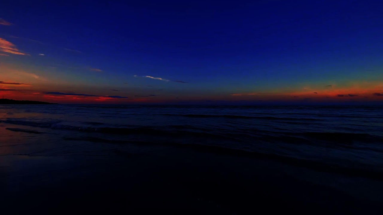 Ocean White Noise at Night – Beach Ambience for Deep, Restful Sleep