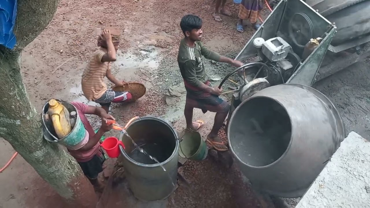 ১ঃ১.৫ঃ৩ অনুপাতে ঢালাই এর মালামাল মিক্সিং এর পুরো ভিডিও | #civilengineering3.0