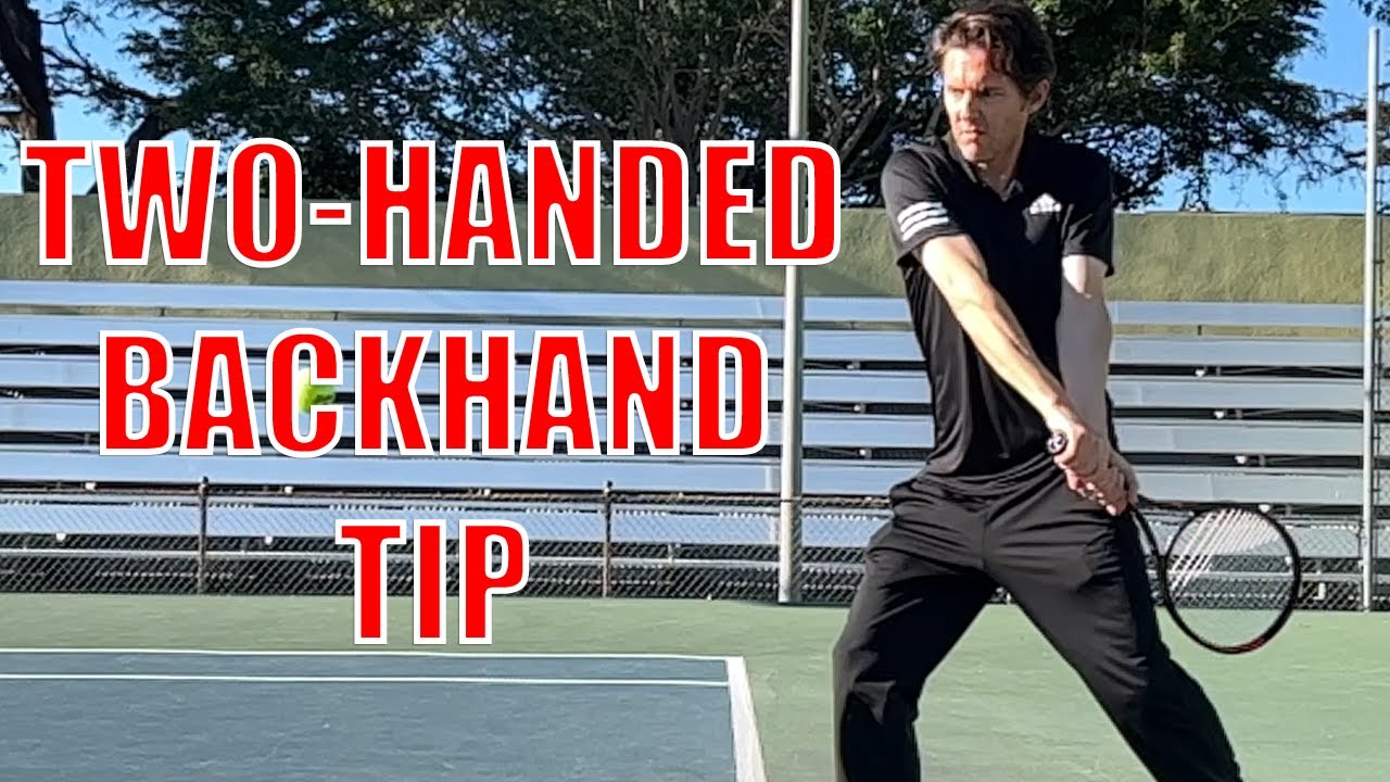 How to Use Your Non Dominant Arm for a Better Two Handed Backhand