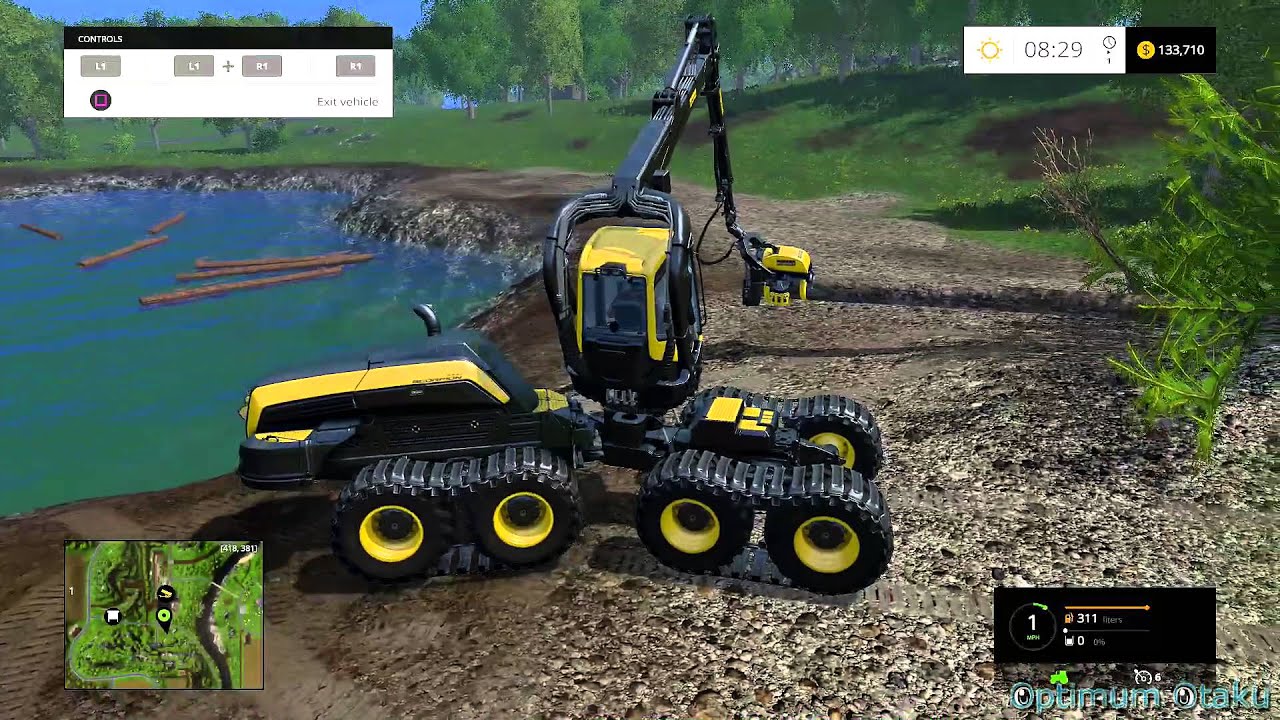 (PS4) Farming Simulator 15 Got all of the trophies and Platinum