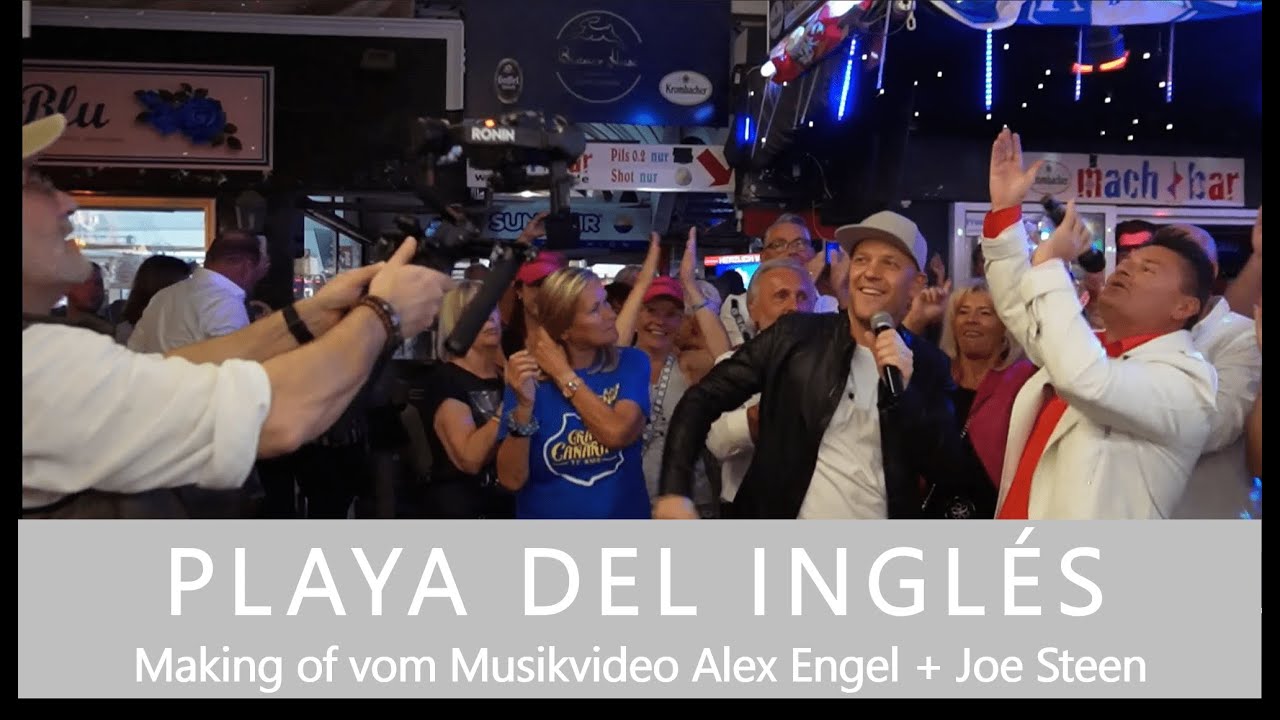 GRAN CANARIA / MASPALOMAS Making of Musikvideo von Alex Engel und Joe Steen in der Cita am 28.2.24
