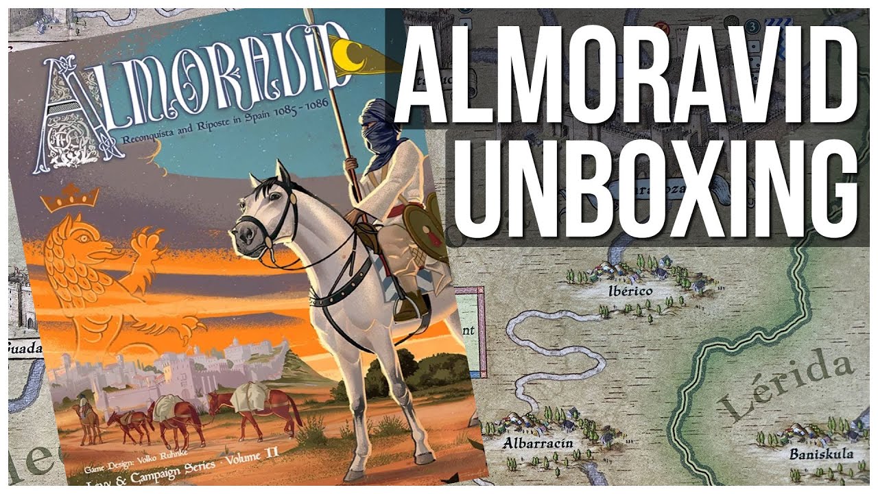 Almoravid Unboxing | GMT Games | Wargame Historical Board Game | Volko Ruhnke | Levy & Campaign