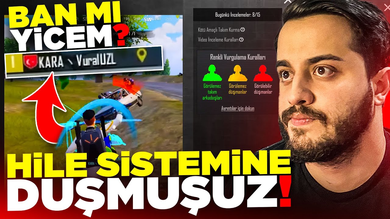 HESABIM HİLE İZLEME SİSTEMİNE DÜŞMÜŞ! DEDEKTİFLER HİLE DEMİŞ?? (ŞİMDİ NE OLACAK) PUBG Mobile