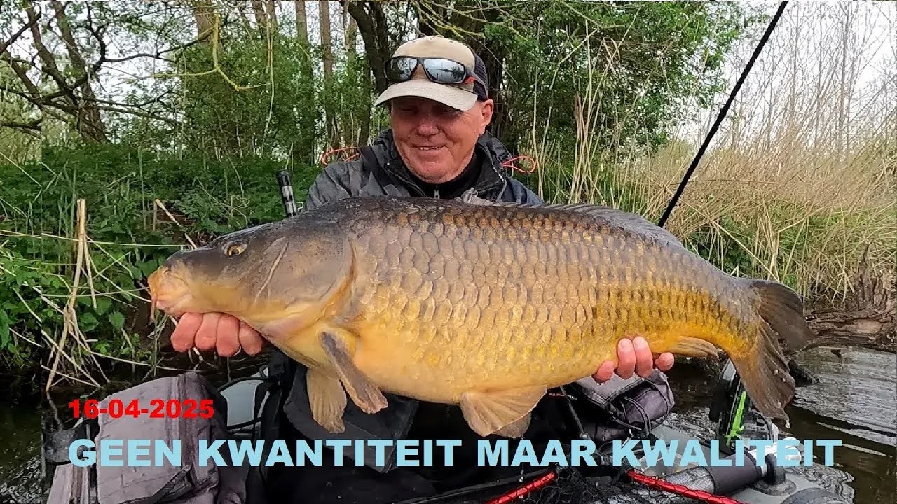 16 04 2025 HET GAAT OM KWALITEIT, NIET OM KWANTITEIT penvissen op karper