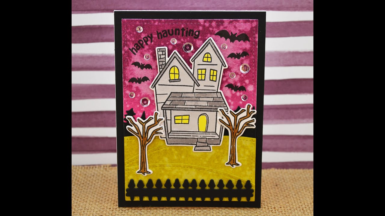 LAWN FAWN || Happy haunting stamp set || Happy Haunting