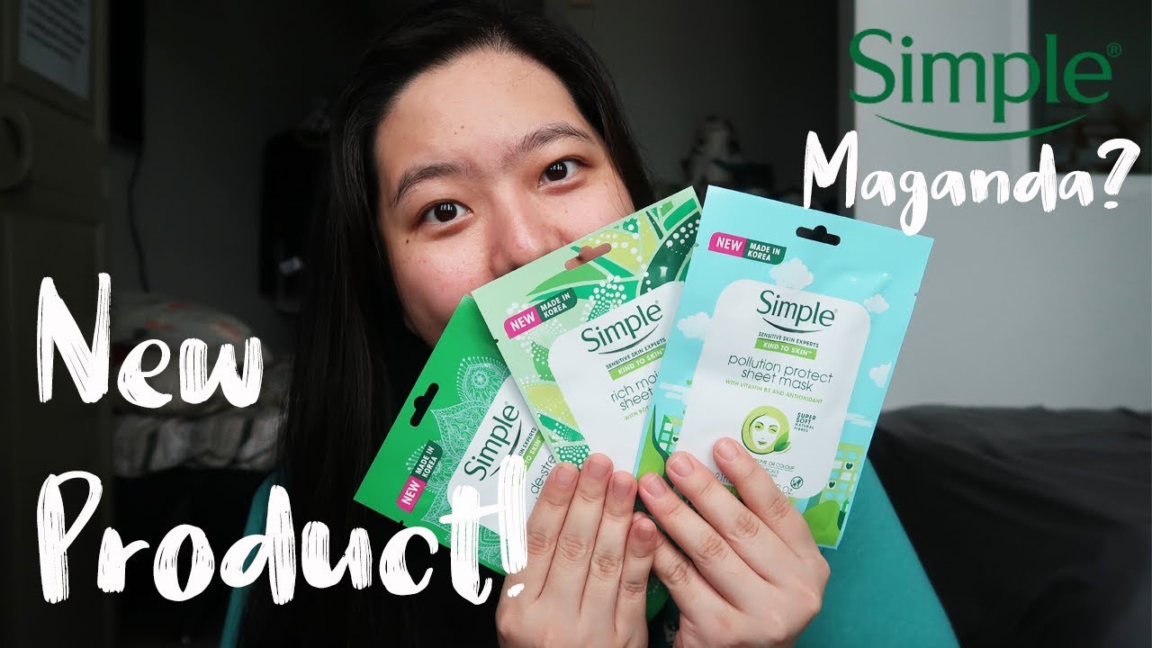 Simple Skincare Face Mask FIRST IMPRESSION REVIEW | Stephanie Anne