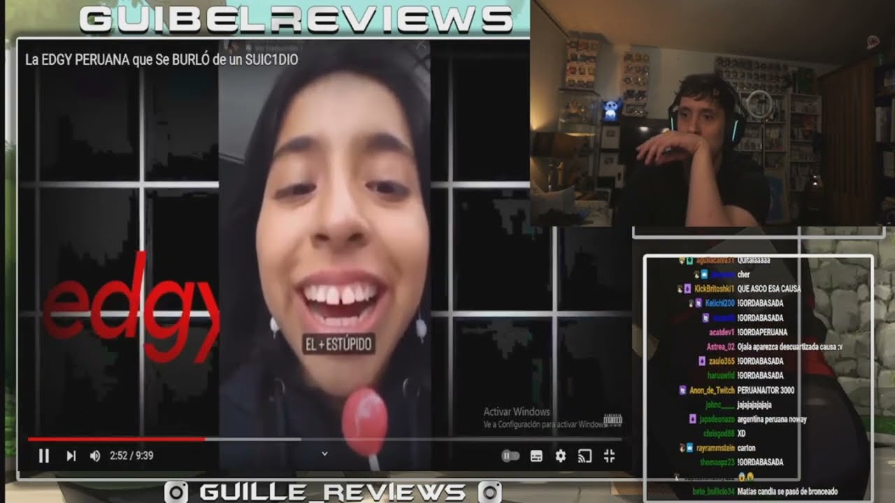 GUIBEL REACCIONA A LA PERUANA EDGY