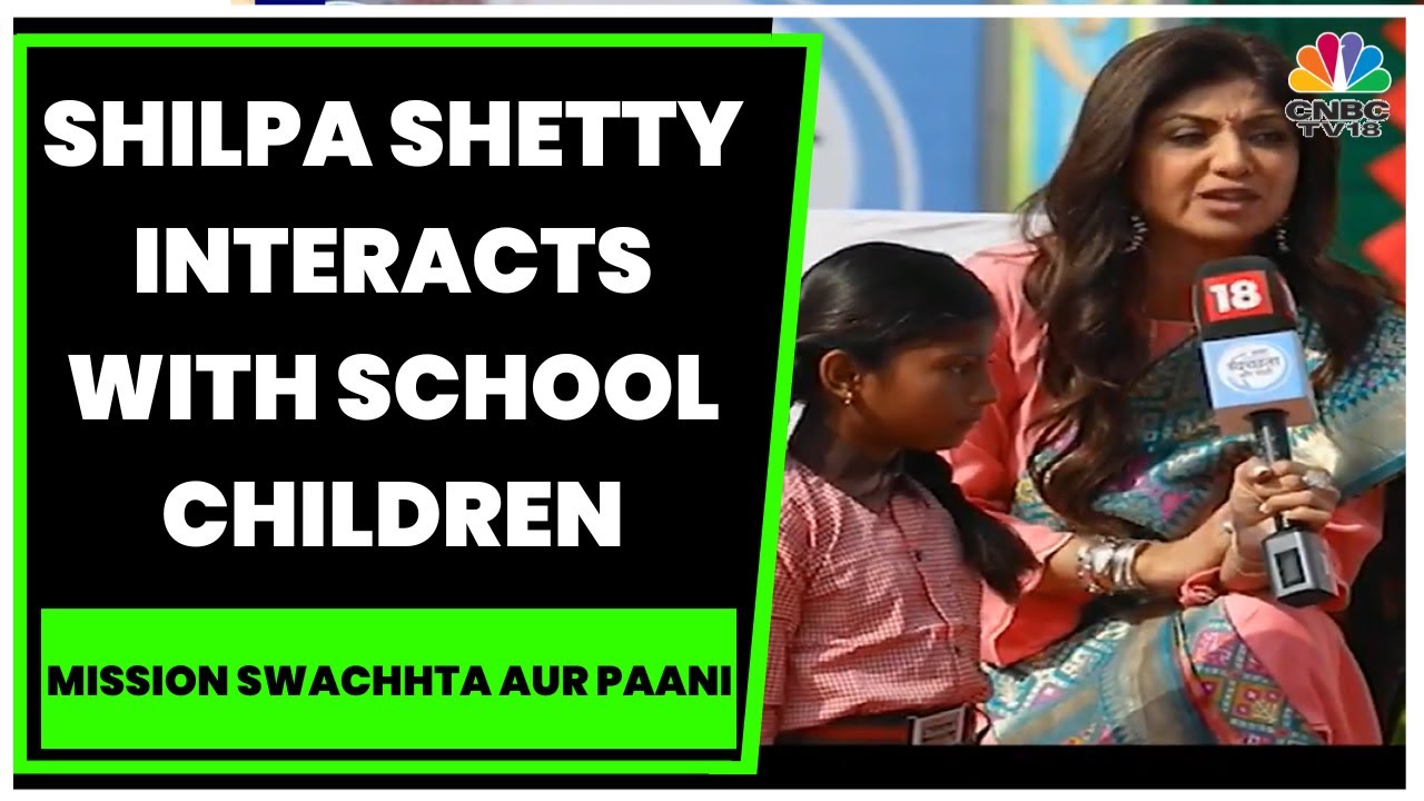 Mission Swachhta Aur Paani: Shilpa Shetty Interacts With School Children On Health & Hygiene