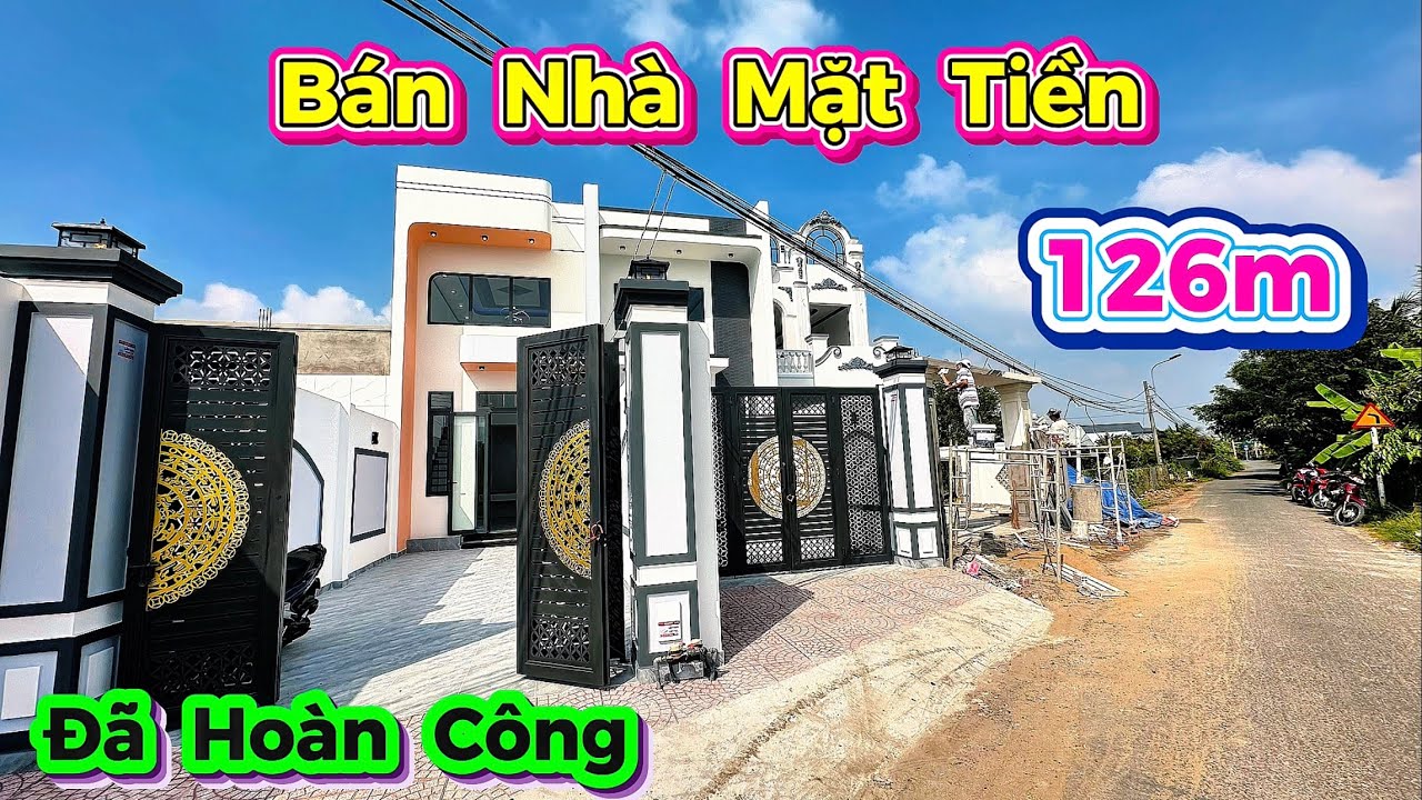 🔴 462 . Bán Nhà Mặt Tiền Đường Nhựa Đã Hoàn Công  / #baonhadatcangiuoc