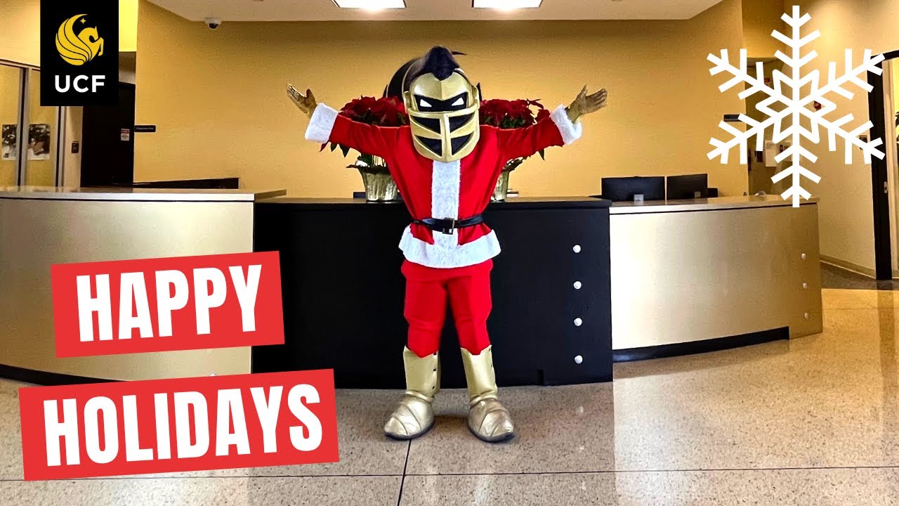 Happy Holidays from Knightro and UCF Admissions