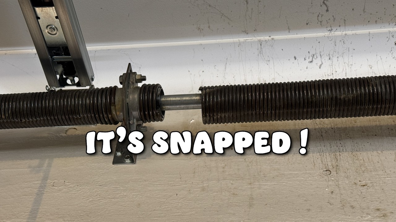 Strikes Again: Snapped Garage Steel Spring | What to Do?