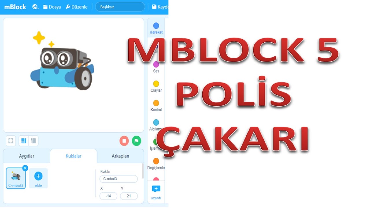Bölüm11- Mblock5 ile Mbot- Polis Çakarı Yapımı