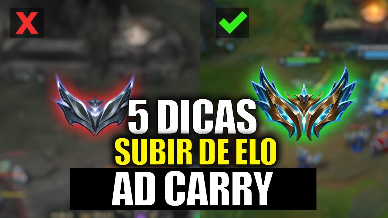 5 DICAS PARA SUBIR DE ELO COMO ADC! MELHORE SEU FARM, MEC&Acirc;NICA e MACRO COM DICAS SIMPLES!