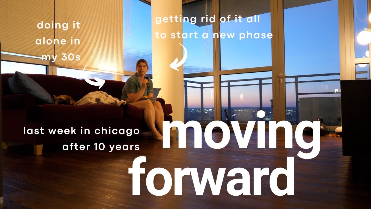 starting over at 36: my last week in Chicago, cleaning out my apartment +  kitchen declutter