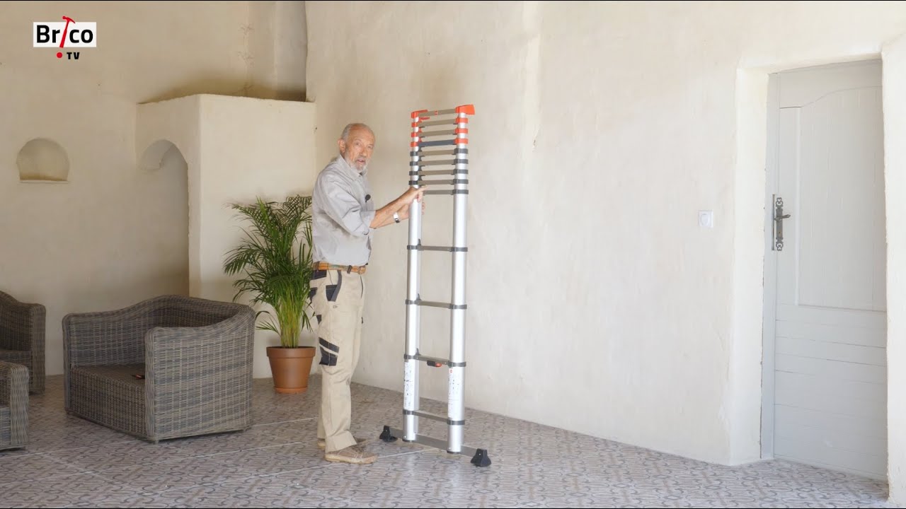 Test : Échelle télescopique Flexline 380 Hailo - Tuto brico avec Robert