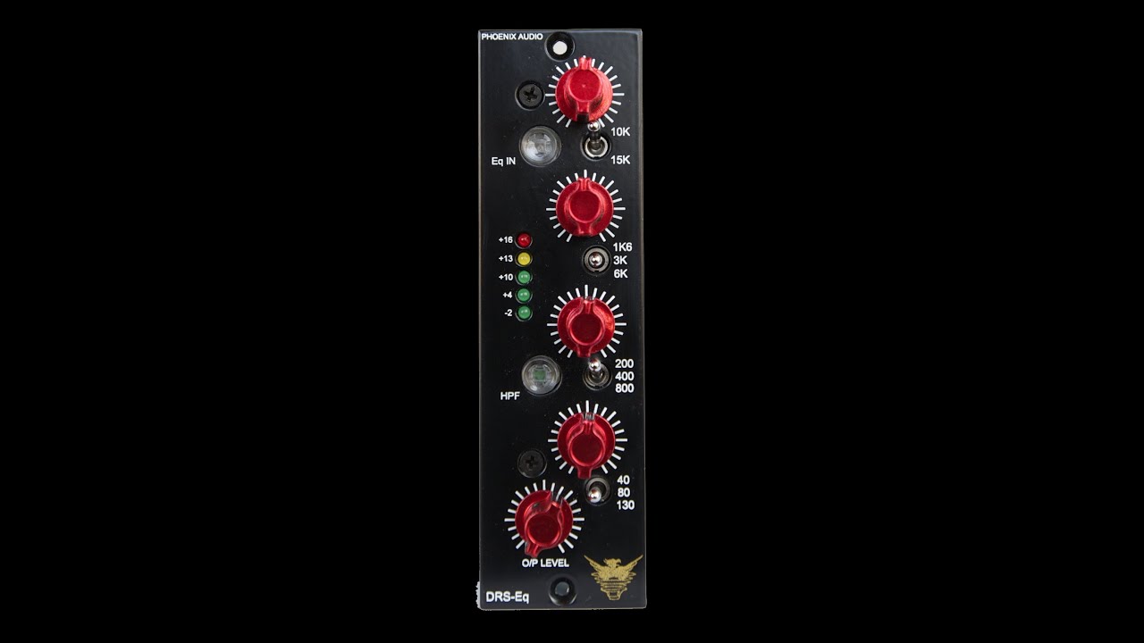 Phoenix Audio DRS-EQ 500 Series on Resonator Guitar and Electric Guitar