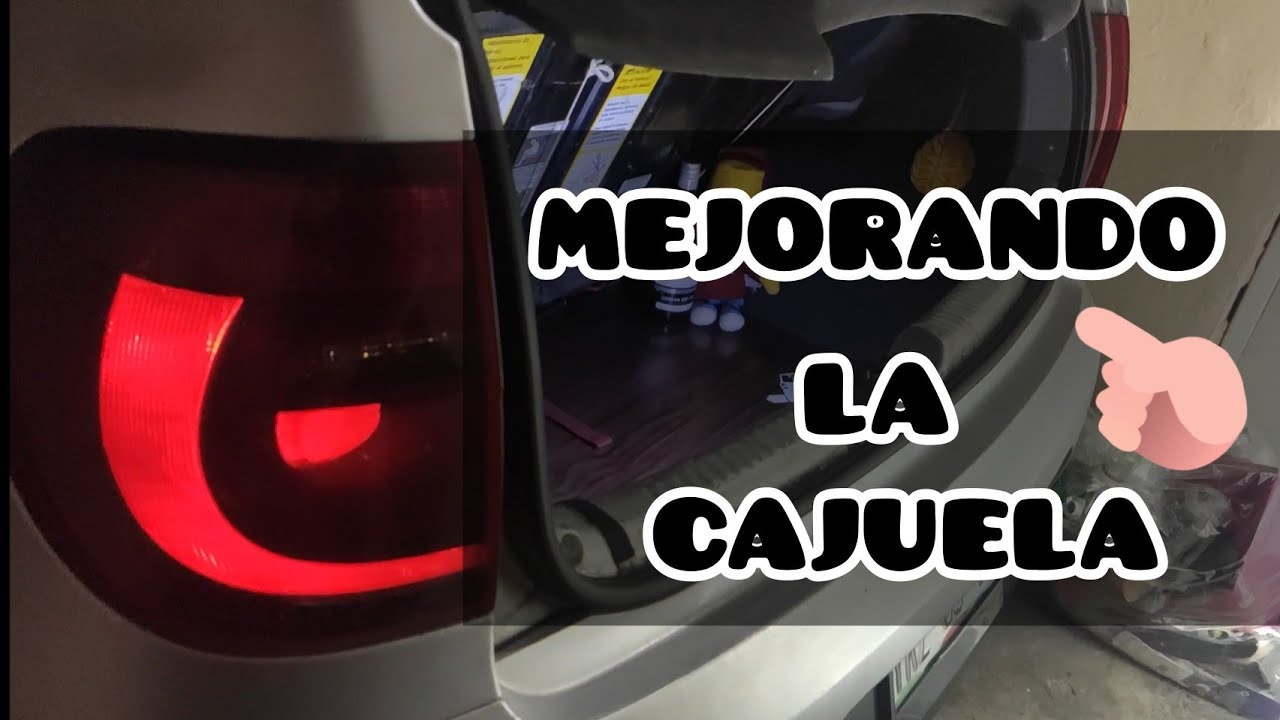 Alfombra para la cajuela / como mejorar la cajuela del auto vw lupo Fox crossfox