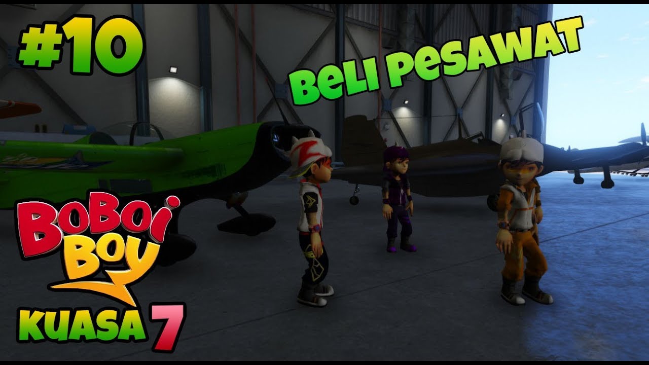 GTA 5 MOD BOBOIBOY KUASA 7 BELI PESAWAT PRIBADI
