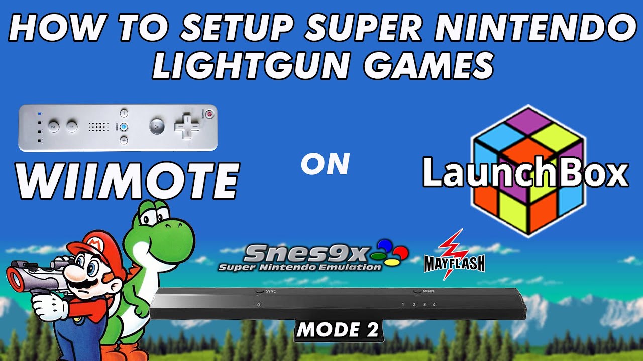 Как настроить игры Super Nintendo с помощью светового пистолета Wiimote