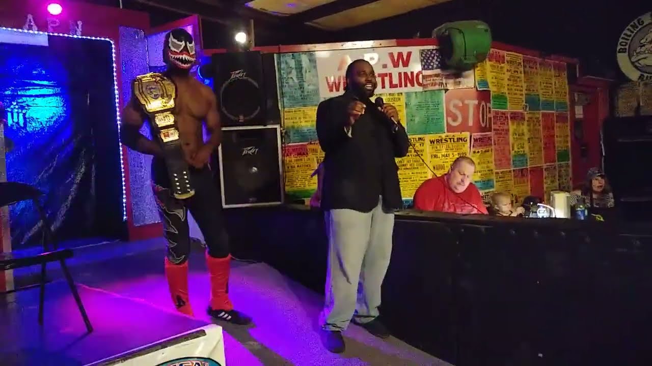 Nick Fury delivers a beating 8-17-19 American pro wrestling 