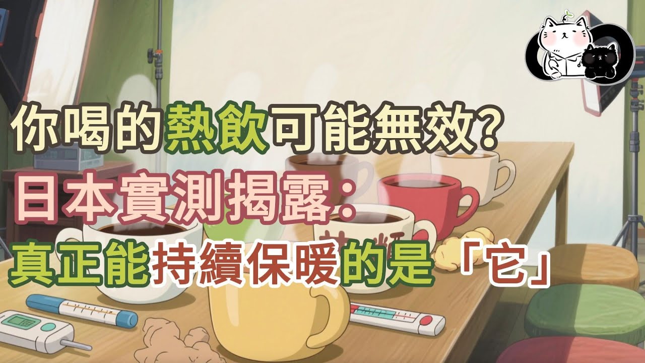 你喝的熱飲可能無效？日本實測揭露：真正能持續保暖的是「它」