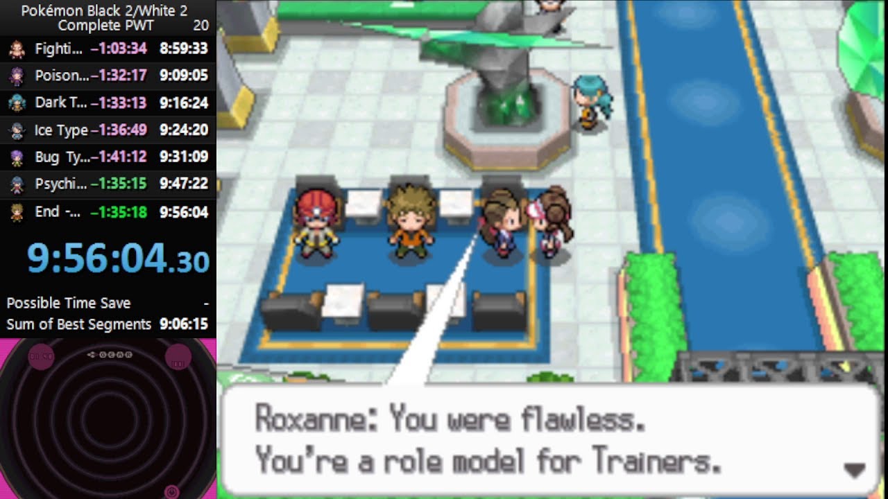 Pokemon White 2 - Complete PWT Speedrun in 9:56:04